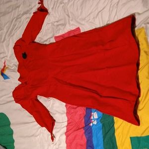 Red vintage dress